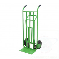 Carrello Trasformabile con 2 ruote Antiforatura e 2 in gomma piena
