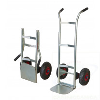Carrello pieghevole zincato cerchio nylon