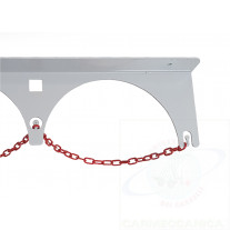 Rastrelliera da parete - per singola bombola da lt.40/50