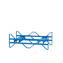 Pallet doppio per fusti metallico