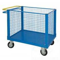 Pianale con quattro sponde in rete