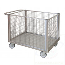 Pianale con quattro sponde in rete