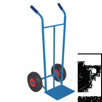 Carrello porta casse ruote pneumatiche