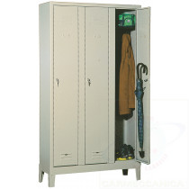 Spogliatoio a 3 ante con 1 vano per anta