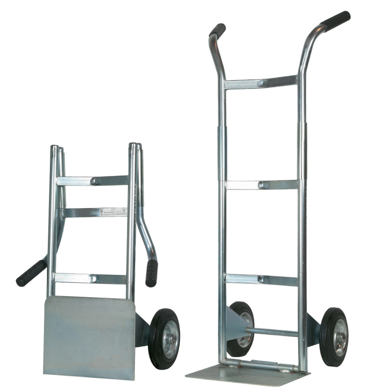 Carrello pieghevole zincato