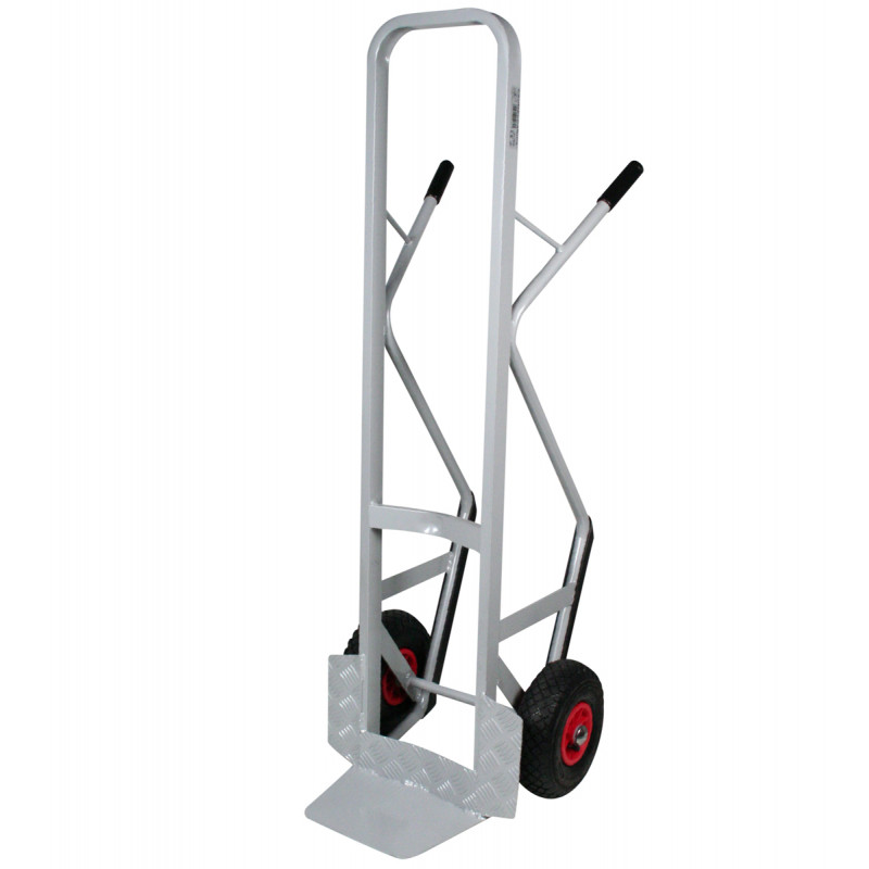 Carrello in alluminio con scivolo spalla tubolare 