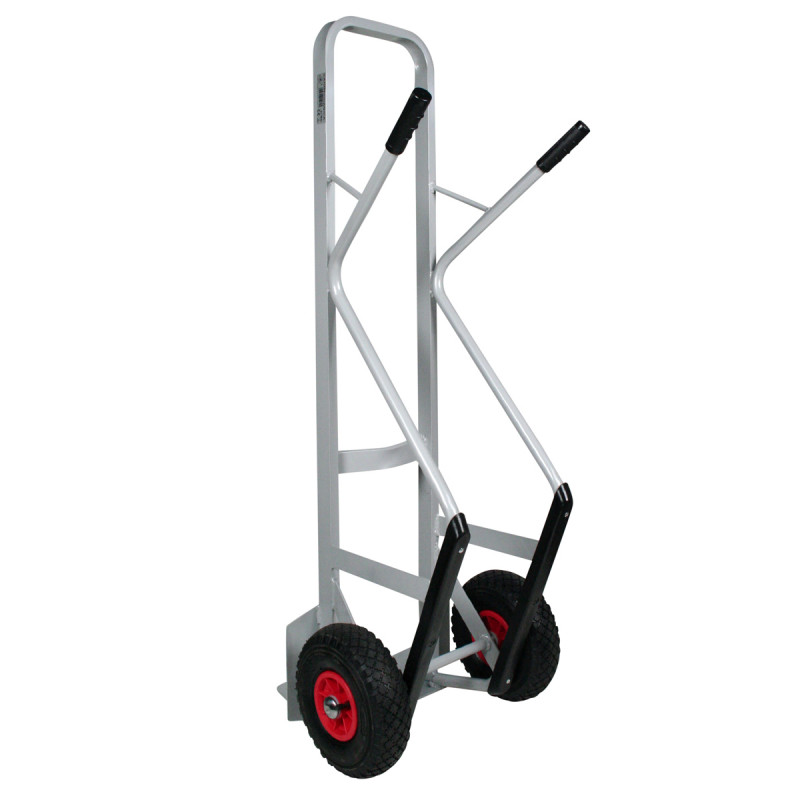 Carrello in alluminio con scivolo spalla tubolare