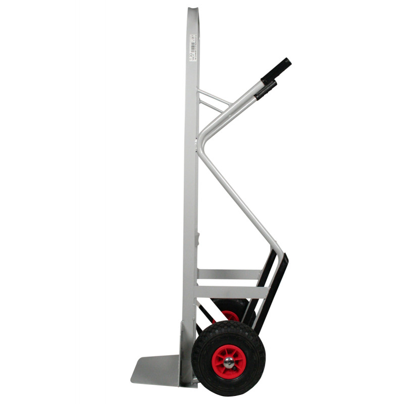 Carrello in alluminio con scivolo spalla tubolare