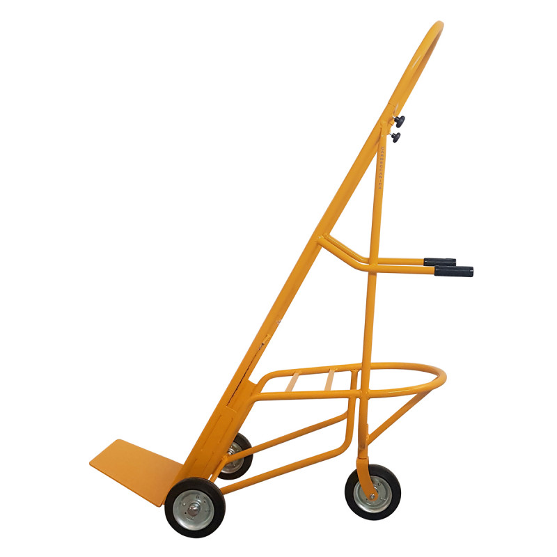 "Bicicletta" portacasse con altezza regolabile