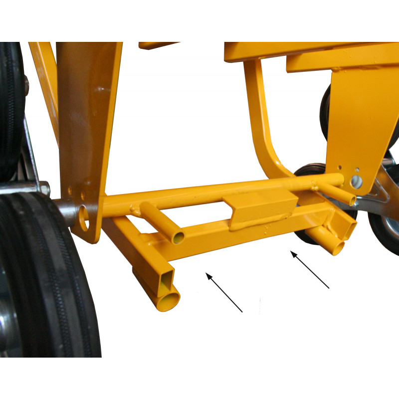 Aggangio carrello doppia impugnatura