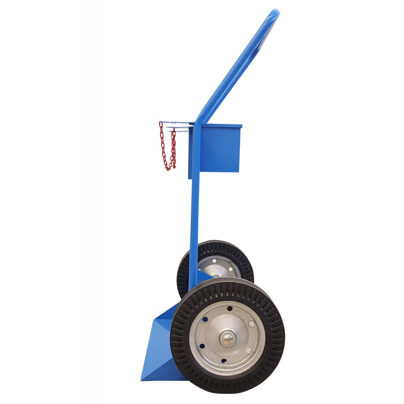 Portabombole biposto per cantieri con cassetta lt.40/50