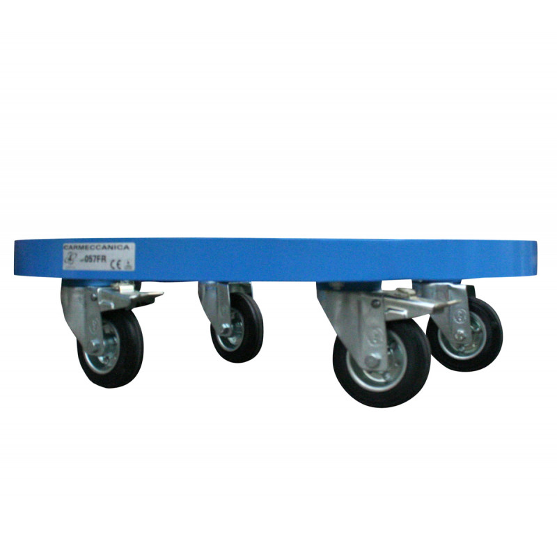  Base carrellata frenata per fusti Ø 600