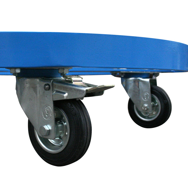 Base carrellata con doppio freno