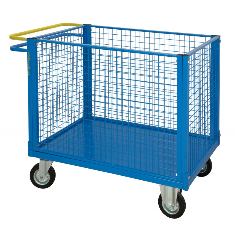 Pianale con quattro sponde in rete