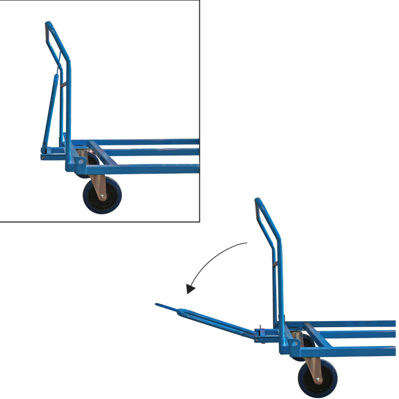 Rimorchio porta europallet basso