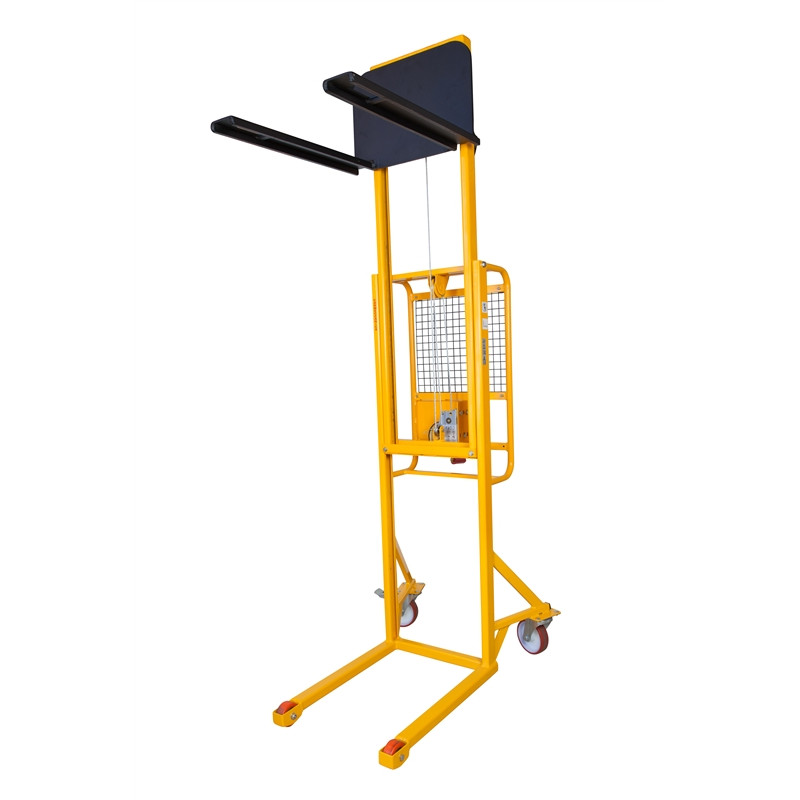 Sollevatore 200 Kg. ad arganello sollevamento 2 mt