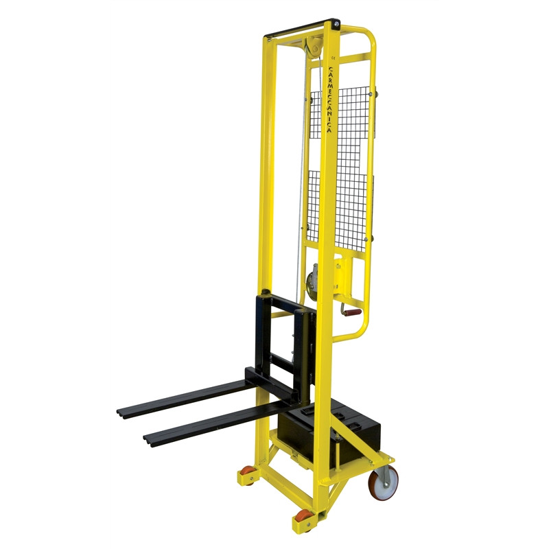 Sollevatore ad arganello contrappesato sollevamento mm 1200