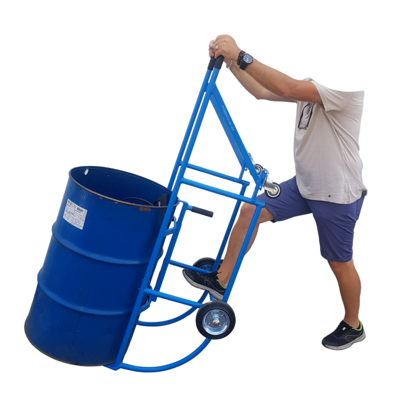 Carrello Trasporto e Ribalta Fusti