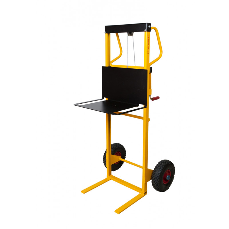 Mini sollevatore ad Arganello Ruote Antiforatura