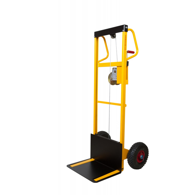 Mini sollevatore ad Arganello Ruote Antiforatura