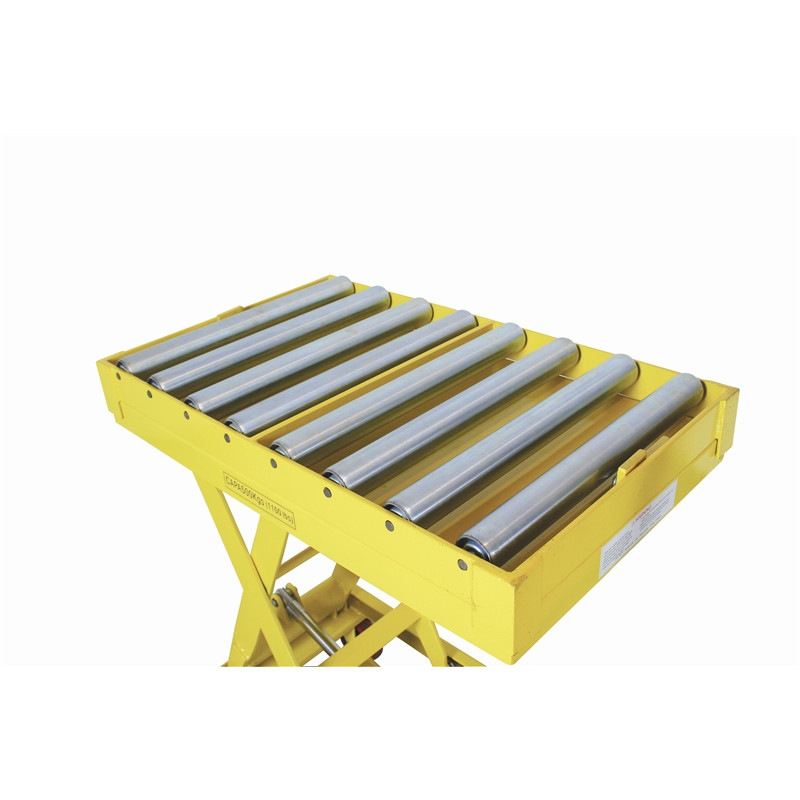 Piattaforma elettrica con rulliera 