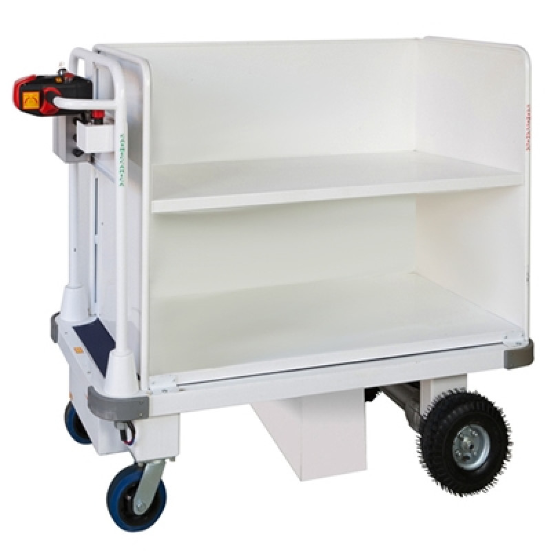 Carrello elettrico per faldoni/fascicoli per tribunali 