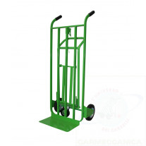 3 positions hand truck with folding rear support