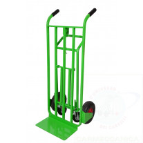 3 positions hand truck with folding rear support