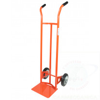 Sack and drum truck, solid rubber wheels Ø 200