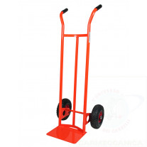 Sack truck curved back frame