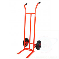 Sack truck curved back frame