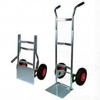 Zinc plated folding hand truck 