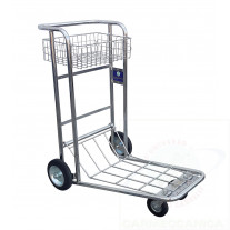 Nestable airport baggage trolley 