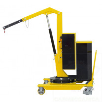 360° rotating mobile crane with counterweight electric