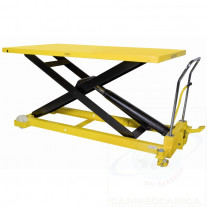 Foot pump actuated mobile lift table 1000 Kg