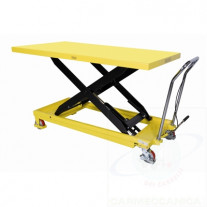 Large foot pump operated mobile lift table Kg. 500 