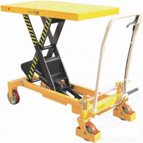 Foot pump actuated mobile lift table 750 Kg