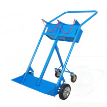 Portabombole biposto lt.40/50 Trasformabile con maniglione e cassetta