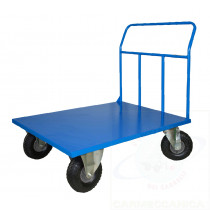 Pianale con Ruote Antiforatura con freno