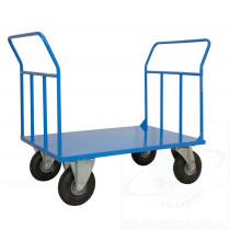 Pianale Maxi con Doppia Sponda e Ruote Antiforatura