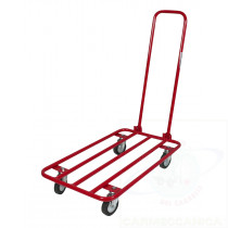 Pianale in tubolare con manico pieghevole