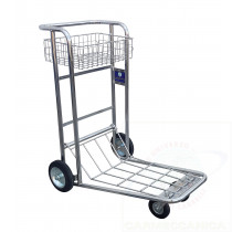 Nestable airport baggage trolley 