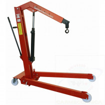 Folding crane double acting pump 