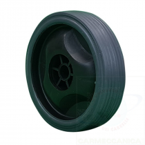 Ruota Gommata Grigia ø 150 - Solo Ruota