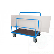 Carrello per Trasporto Pannelli con Piano Antiscivolo