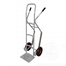 Aluminum hand truck with stair glide