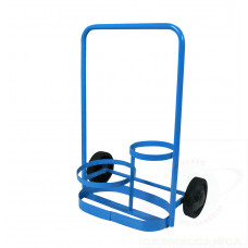 Metal stand for 2 lt. oxygen/ lpg cylinders 