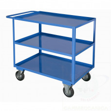 Stock cart 3 high capacity trays, plate thickness 20/10, assembly 
