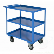 Stock cart 3 high capacity trays, plate thickness 15/10, assembly