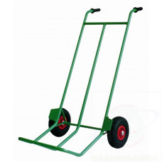  Heavy duty sack truck with a fixed toeplate, pneumatic wheels